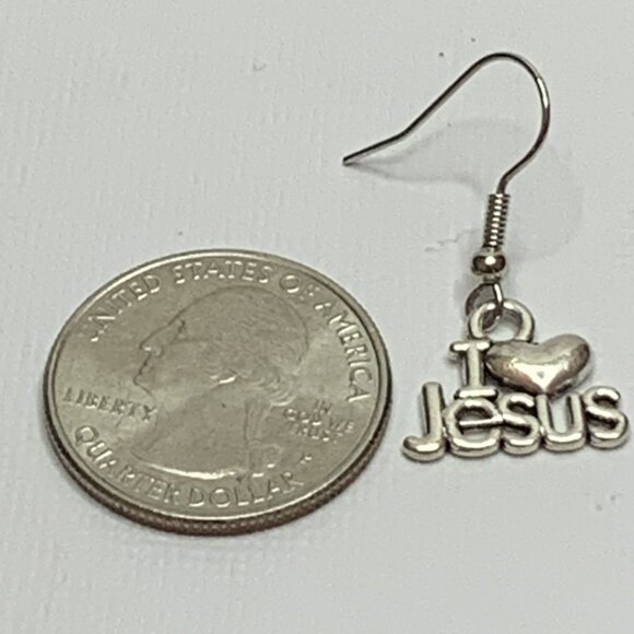 Jesus Earrings, Church Earrings, Christmas Earrings, Religion Earring, Jesus - Picture 3 of 5